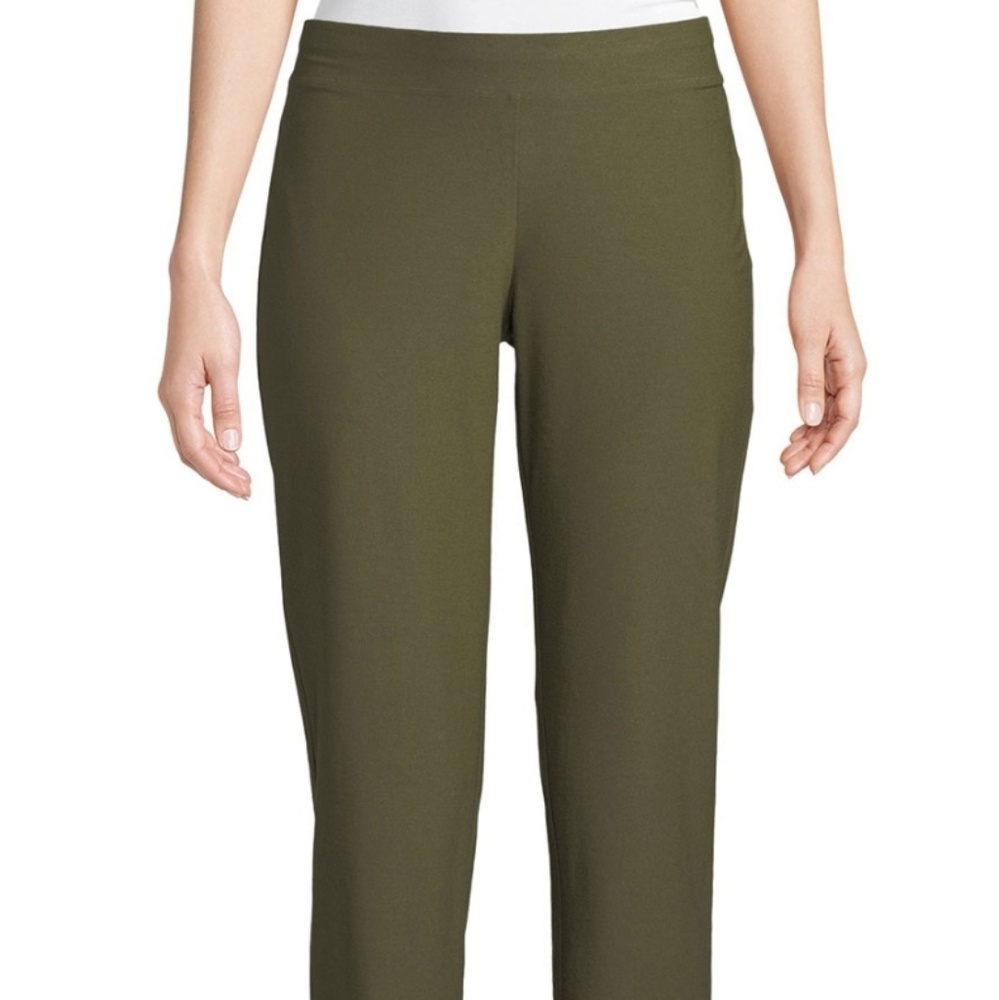 NWT Eileen Fisher Crepe Slim Ankle Pant
